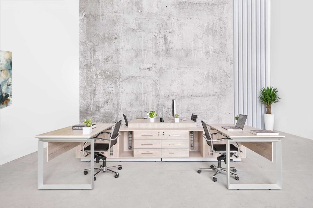 تفاوت میز گروهی با میز مدیریتی در طراحی